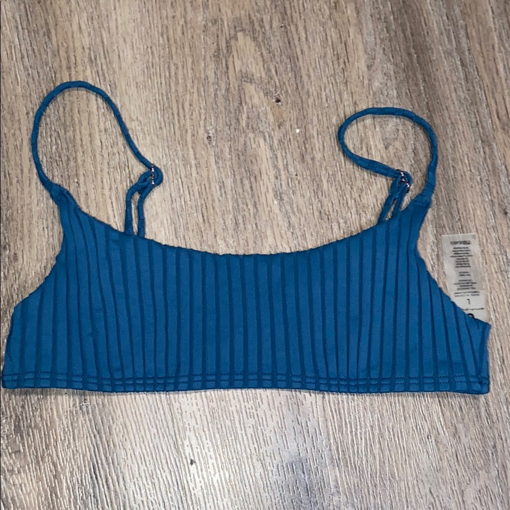 SPIRITUAL GANGSTER size L Sundara bikini top Teal Baki blue - Picture 1 of 3